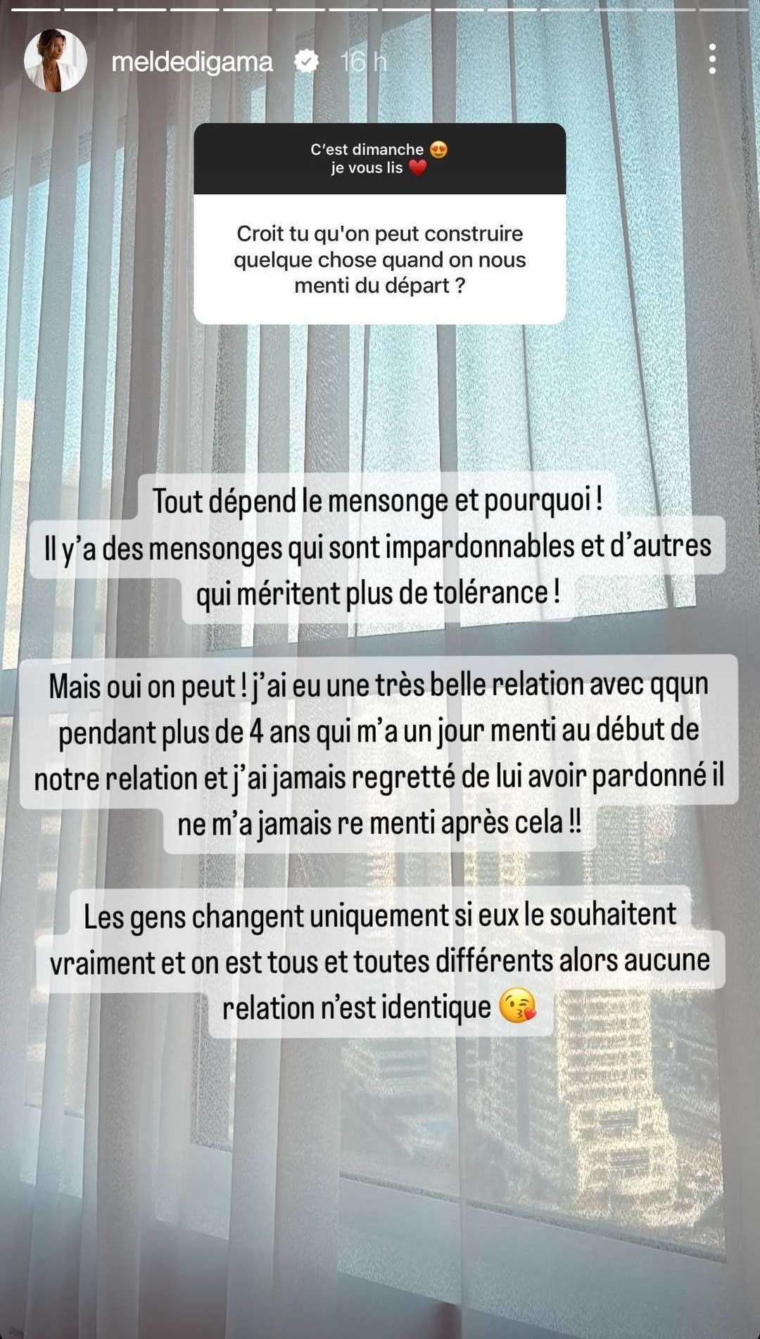 Mélanie Dedigama prête à pardonner à Julien ? "Il y a des mensonges qui méritent plus de tolérance"