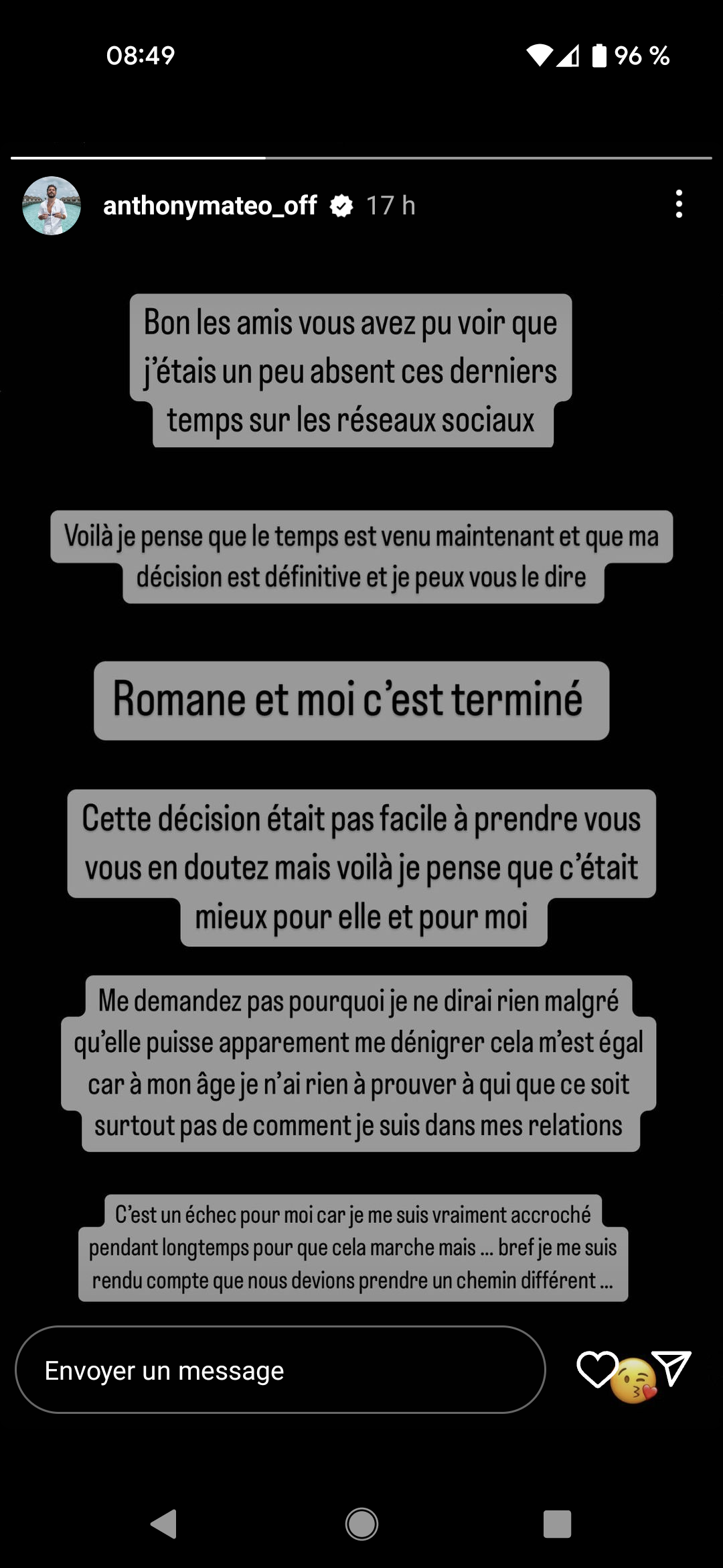 Romane : Séparée d'Anthony Matéo, elle le tacle violemment