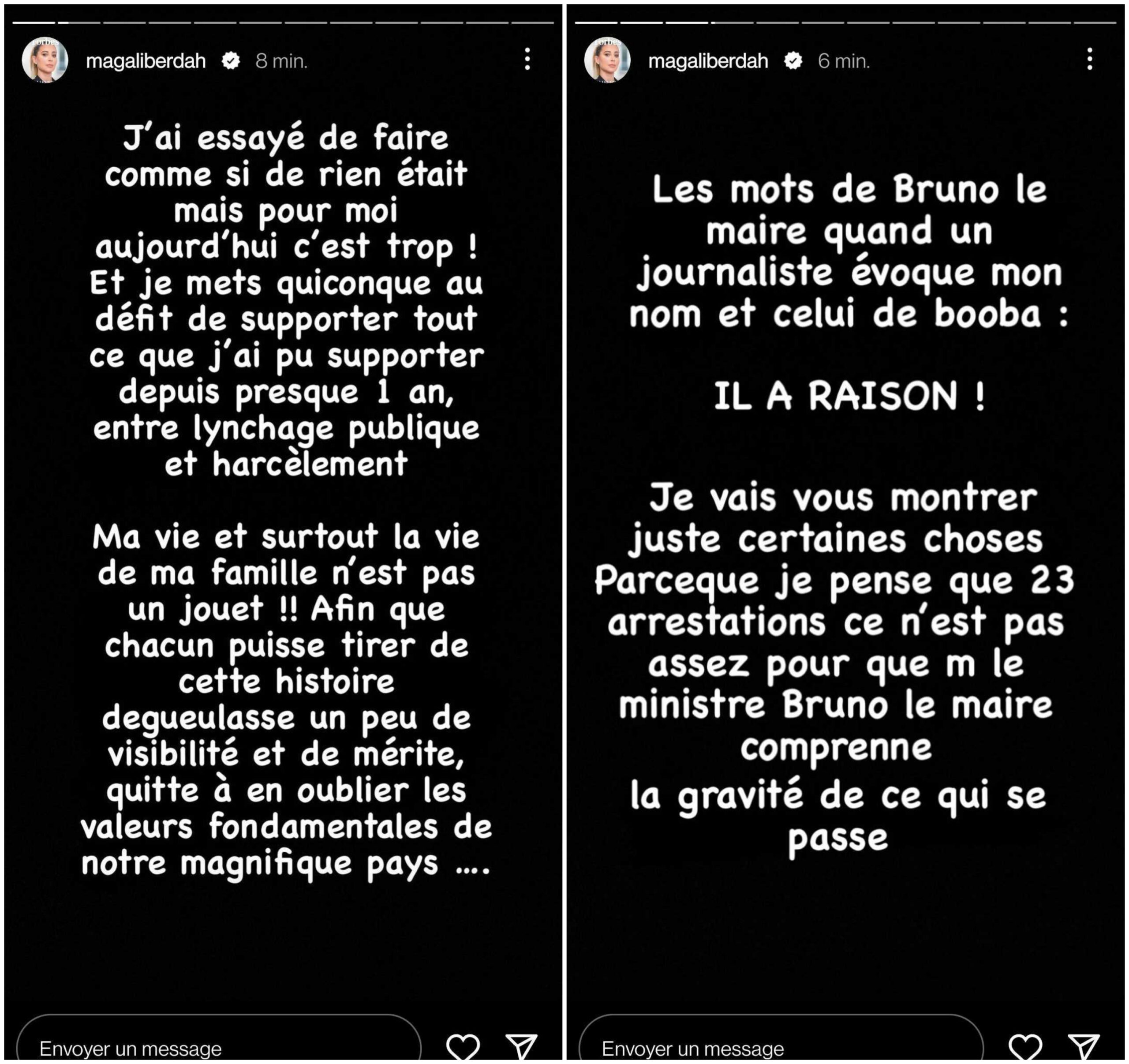 Booba soutenu par Bruno Le Maire, Magali Berdah ulcérée : "Vous avez balayé tout ce que je subis"