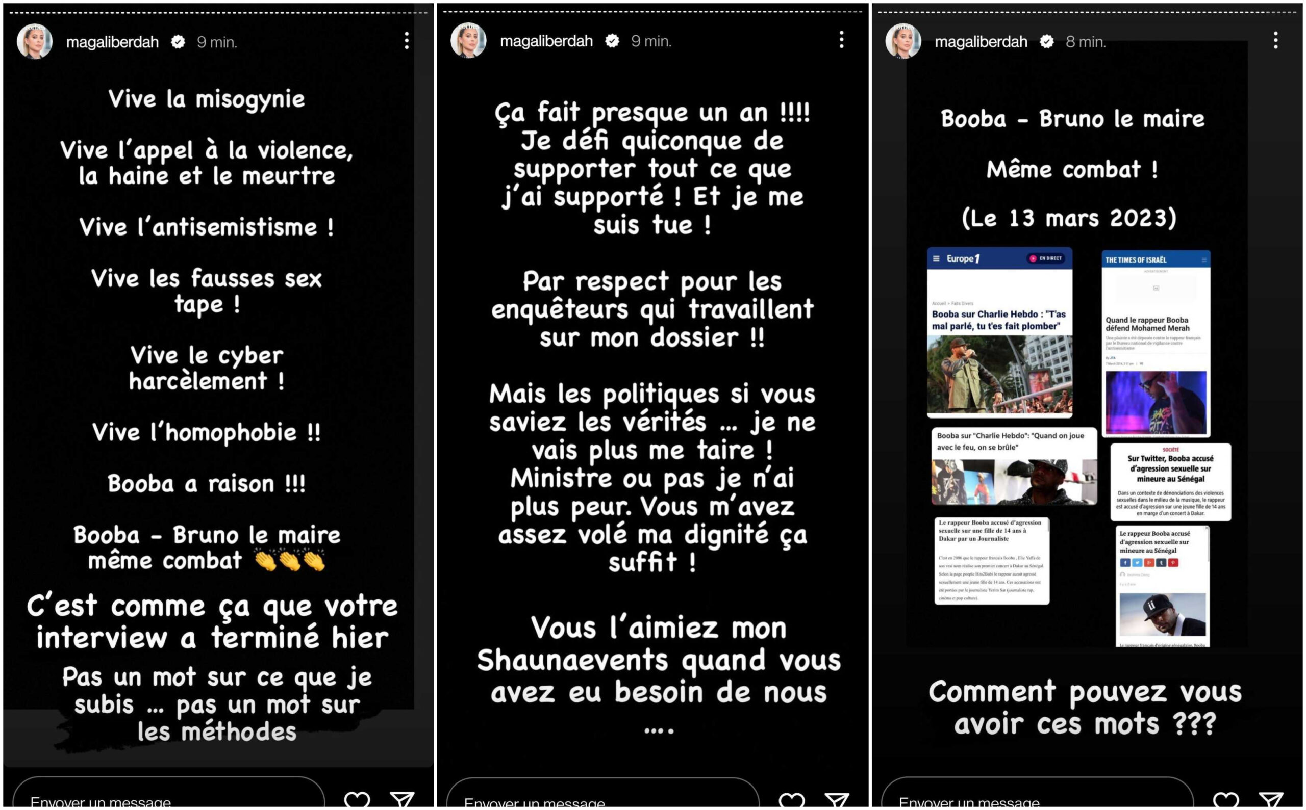 Booba soutenu par Bruno Le Maire, Magali Berdah ulcérée : "Vous avez balayé tout ce que je subis"