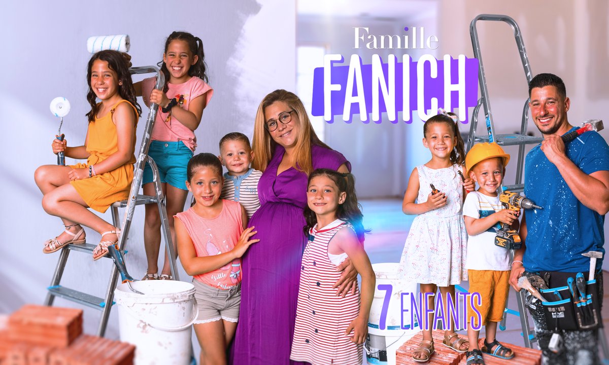 Familles Nombreuses : Les Fanich ont accueilli leur neuvième enfant !