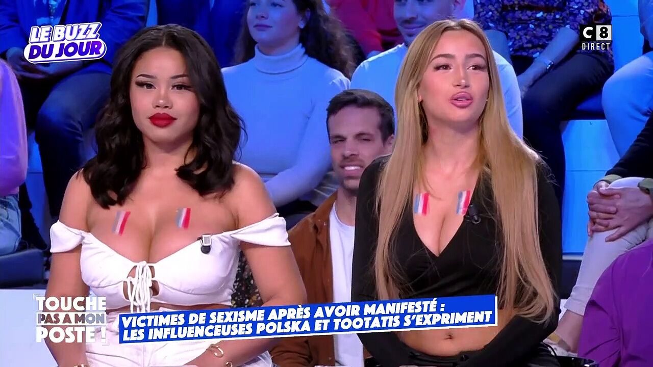 Polska et Tootatis critiquées pour leur participation à la manifestation, elles répondent sur TPMP