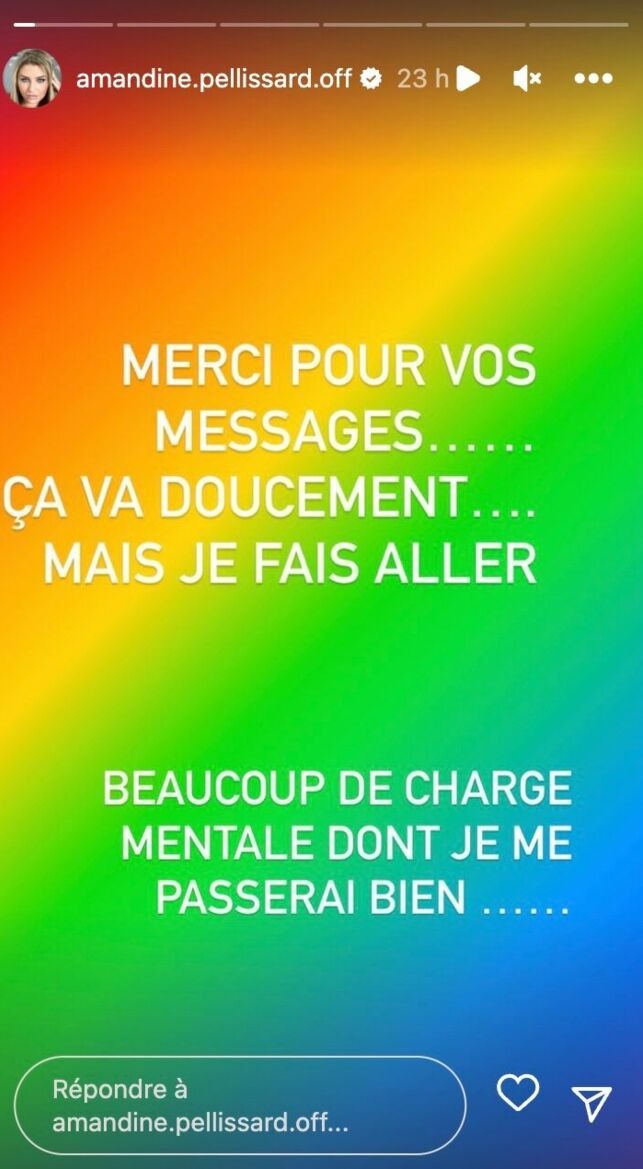 Amandine Pellissard pleure la mort de son père : elle donne des nouvelles peu rassurantes