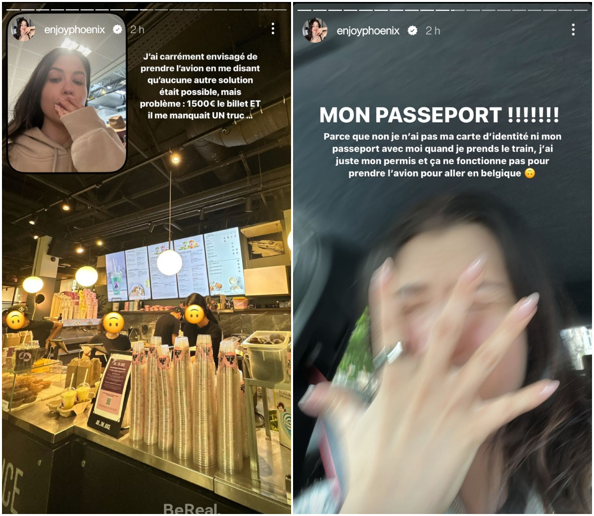 EnjoyPhoenix coincée à Cannes ? Pourquoi elle n'a pas pu prendre l'avion pour rentrer à Bruxelles