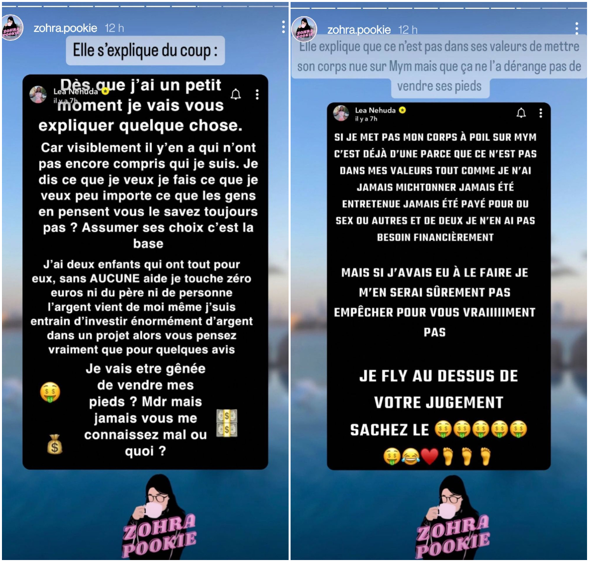 Nehuda se lance sur MYM pour y dévoiler une partie bien spécifique de son corps et choque la Toile !