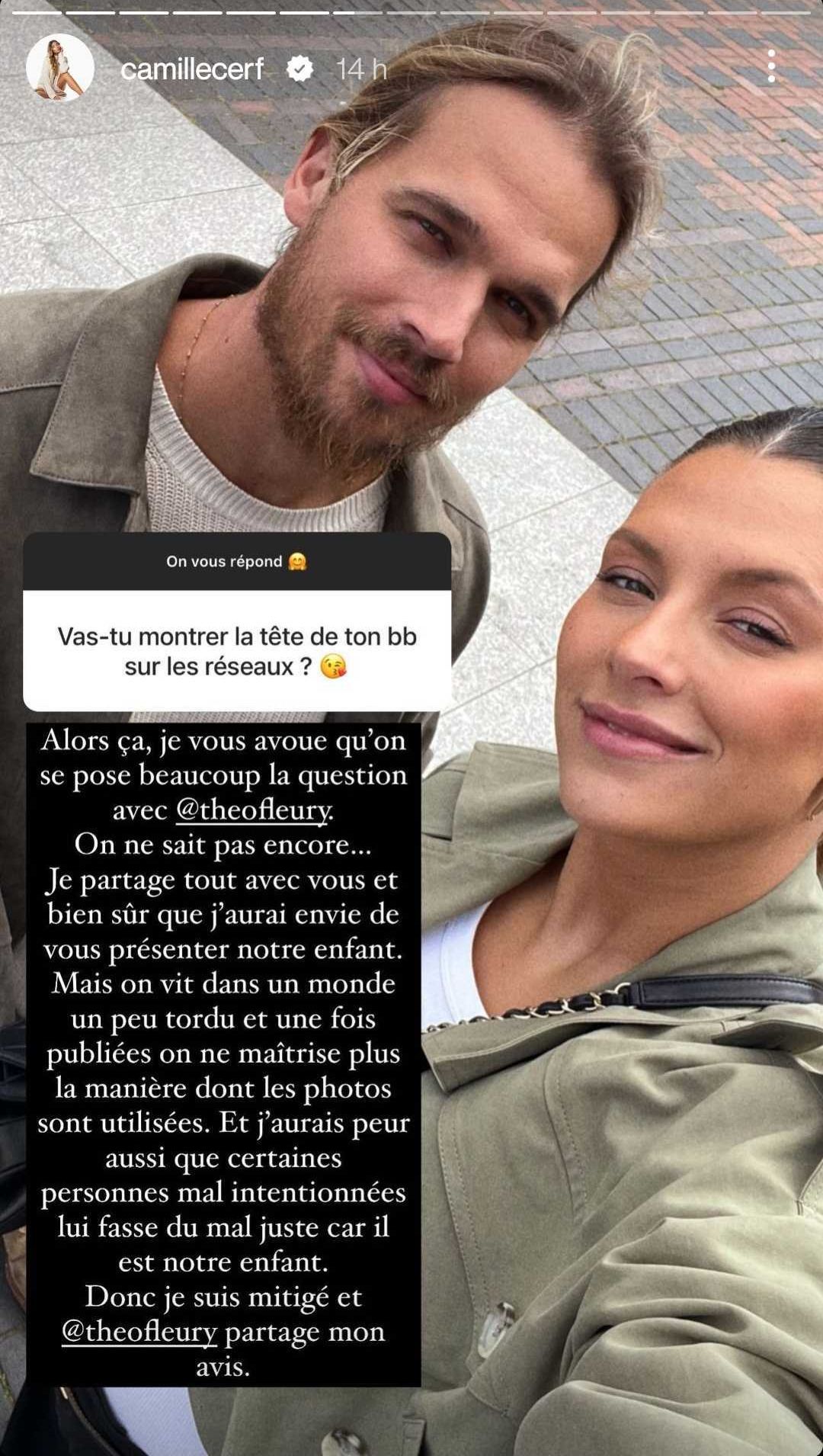 Camille Cerf enceinte de six mois révèle le nombre de kilos qu’elle a pris