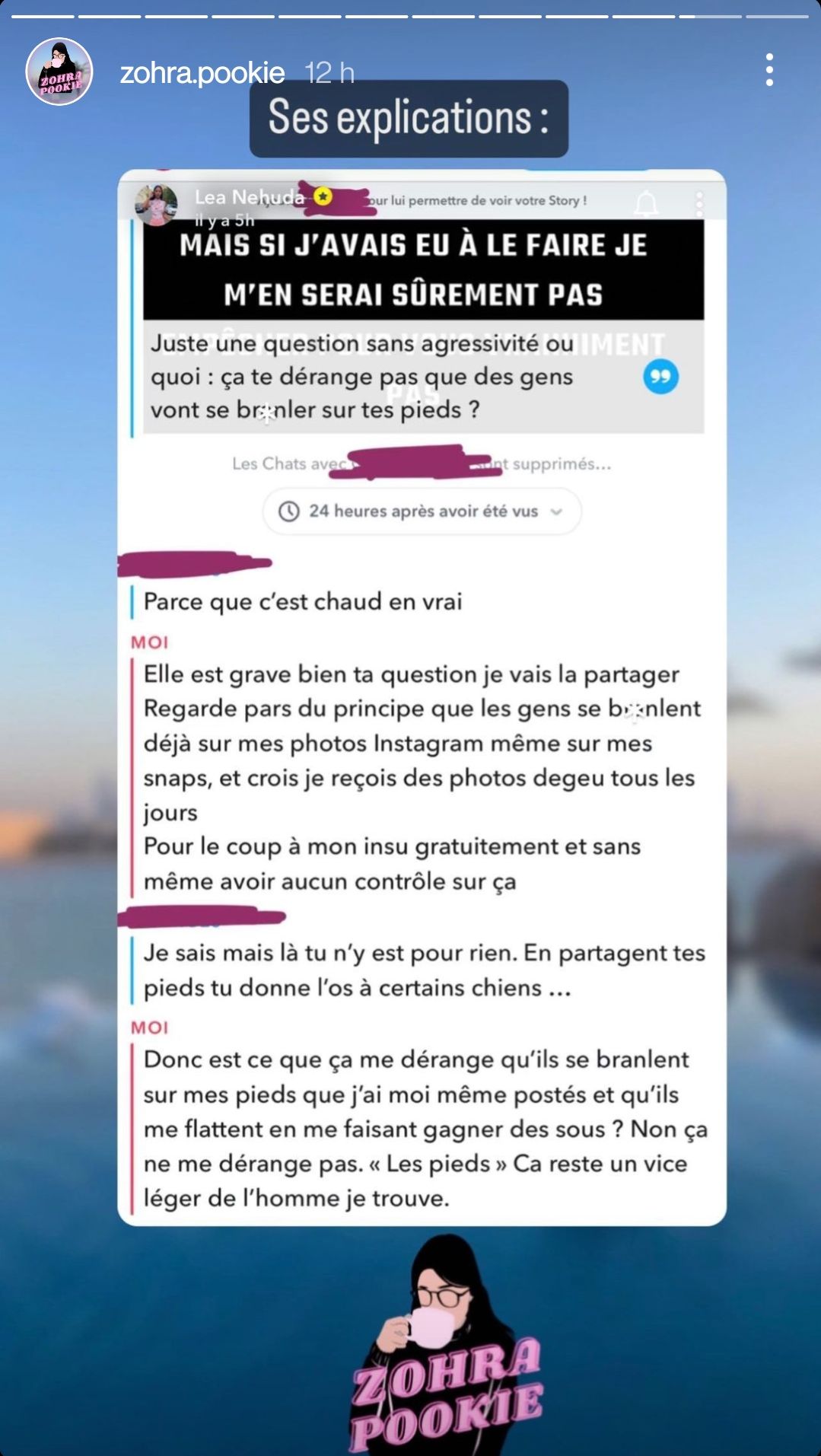 Nehuda se lance sur MYM pour y dévoiler une partie bien spécifique de son corps et choque la Toile !