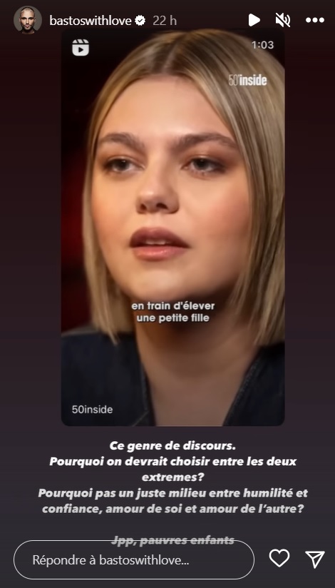 Bastos tacle Louane Emera sur l’éducation de sa fille : "Pauvres enfants"