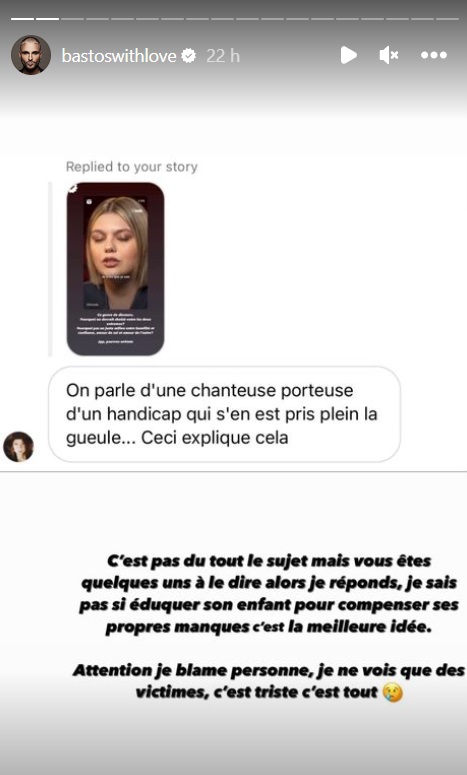 Bastos tacle Louane Emera sur l’éducation de sa fille : "Pauvres enfants"