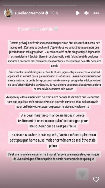 Aurélie Dotremont dépressive : elle se confie sur son mal-être