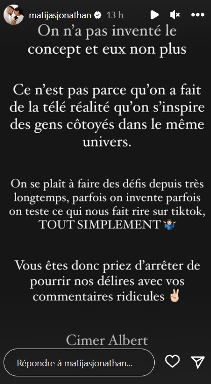 Shanna Kress et Jonathan Matijas accusés de copier Jessica et Thibault Garcia : "Vous faites pitié"