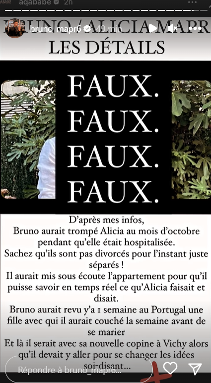 Mariés au premier regard : Bruno infidèle à Alicia ? Sa réponse cash !