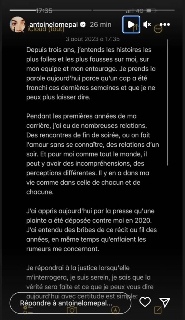 Lomepal accusé de viol : sous le coup d'une enquête, le rappeur prend la parole