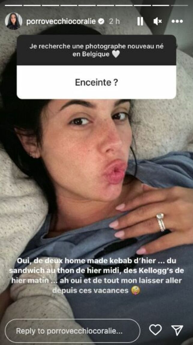 Coralie Porrovecchio enceinte ? La jeune maman s’explique sur sa nouvelle apparence