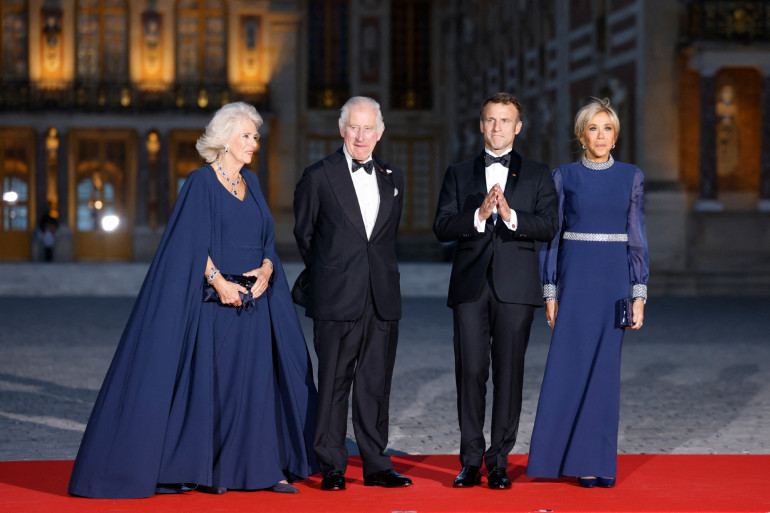 Dîner d'État à Versailles : Hugh Grant n'est pas indifférent au charme de Brigitte Macron