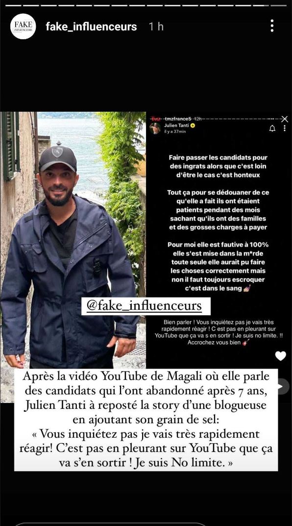 Julien Tanti a-t-il taclé Magali Berdah ? "Ce n'est pas en pleurant sur Youtube..."