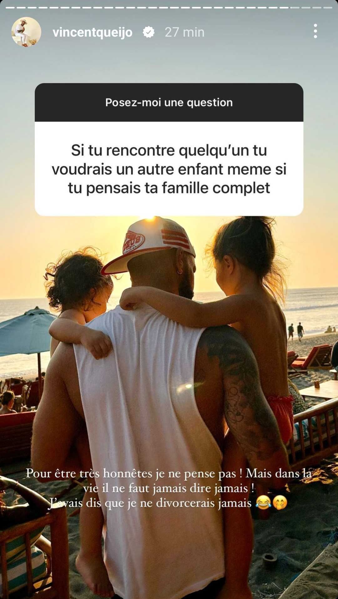 Vincent Queijo prêt à retrouver l’amour et redevenir papa ? Il répond !