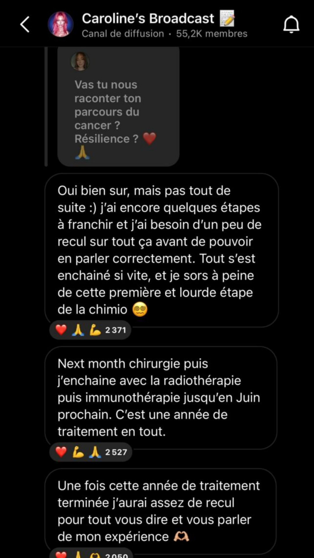 Caroline Receveur après la chimiothérapie, elle explique ce qui l'attend