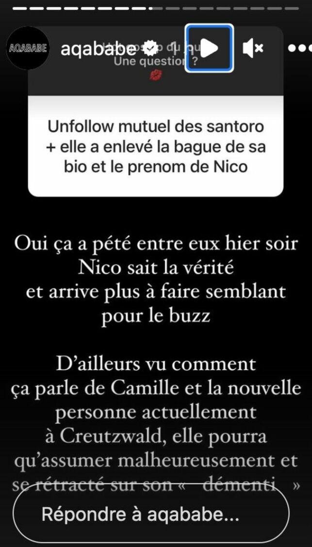 Camille et Nicolas Santoro séparés définitivement : la mère de famille prend une décision radicale