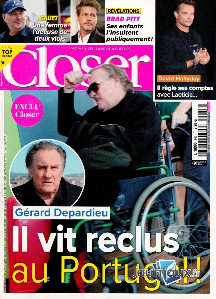 Gérard Depardieu "physiquement affaibli" : le comédien vit désormais à l’étranger