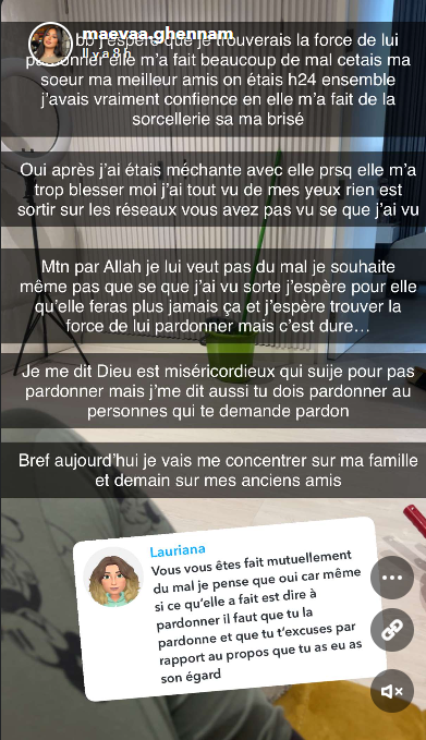 Maeva Ghennam réconciliée avec Carla Moreau ? "Tu dois pardonner…"