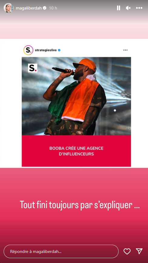 Booba surprend les internautes et annonce créer son agence d'influenceurs... Magali Berdah réagit !