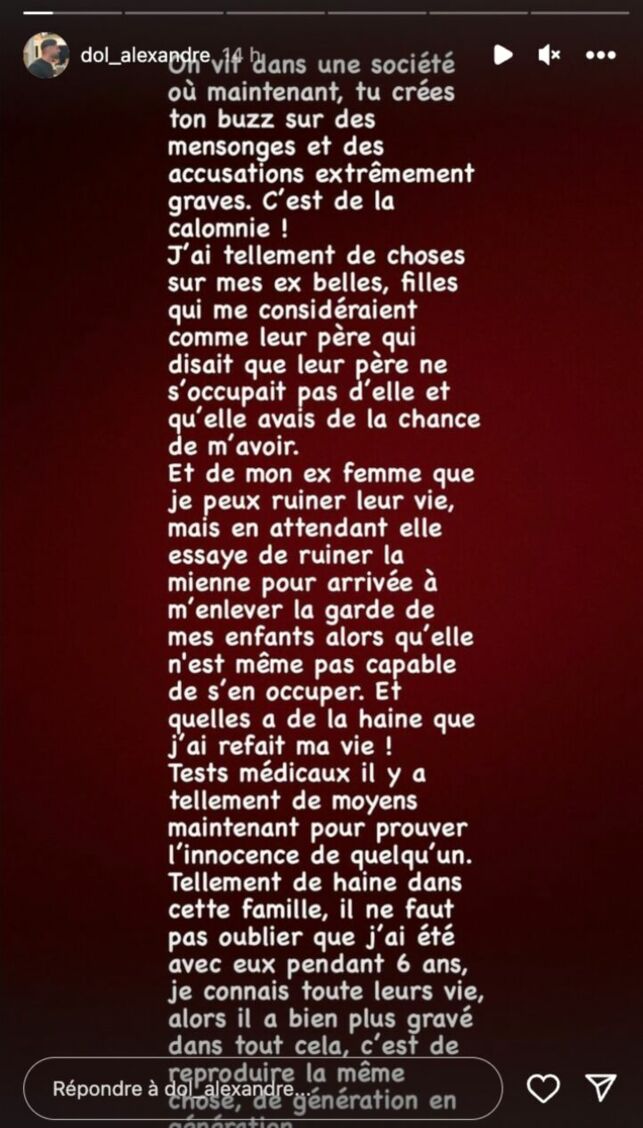 Familles nombreuses : Alexandre Dol se défend contre les accusations de viols de sa belle-fille