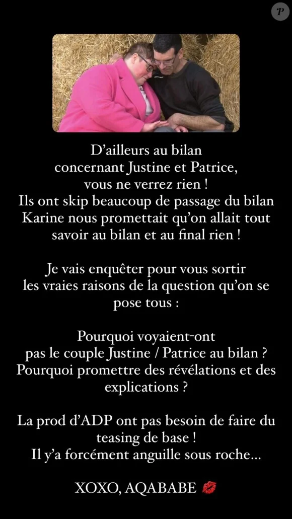 L'amour est dans le pré : Patrice et Justine en couple ? Ce cliché qui laisse peu de place au doute