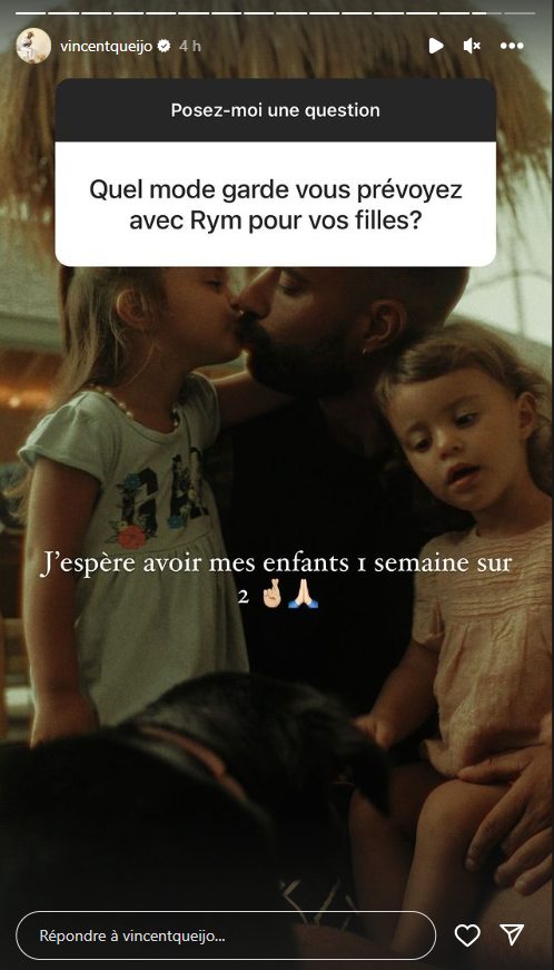 Vincent Queijo séparé de Rym Renom : ce qu’il espère pour la garde de leurs filles