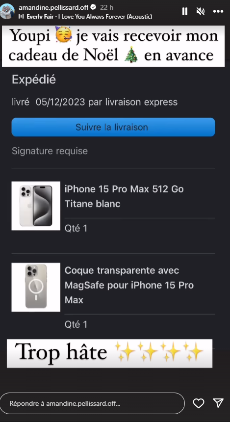 Amandine Pellissard dévoile son cadeau de Noël avant l’heure… et se fait tacler ! "Merci la CAF"