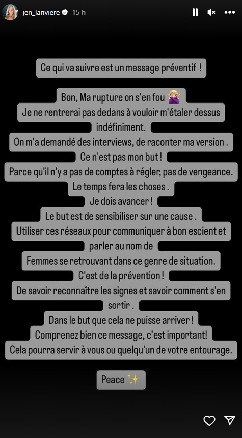 MAPR : Jennifer séparée de Bruno met en garde contre les pervers narcissiques… Son ex réagit !