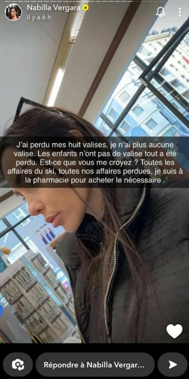 Nabilla Vergara en Suisse : Un voyage transformé en mésaventure