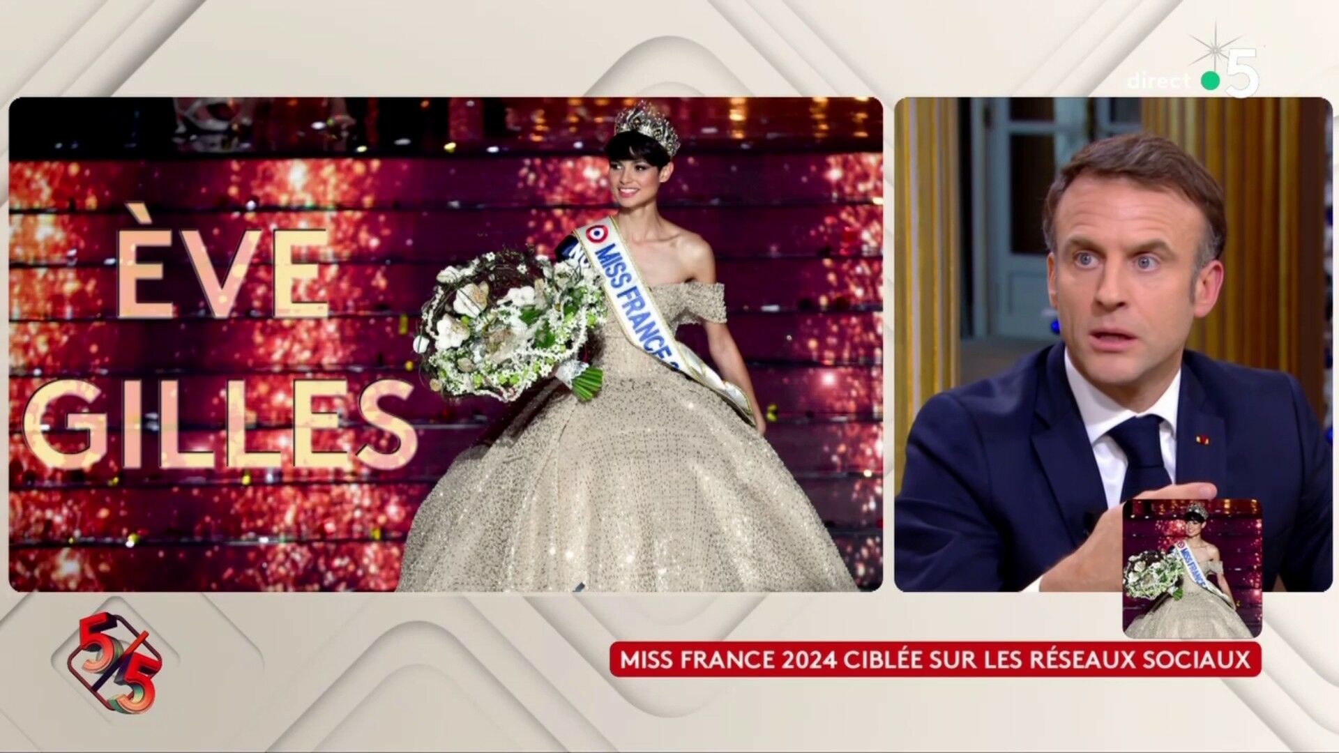 Miss France 2024 : victime de cyber-harcèlement, elle reçoit le soutien d’Emmanuel Macron