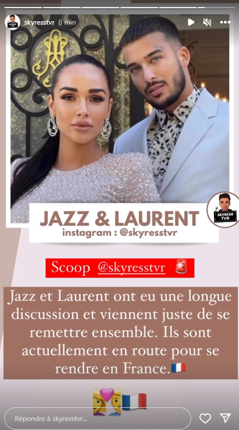 Jazz Correia finalement réconciliée avec son mari Laurent ? Ces clichés qui intriguent
