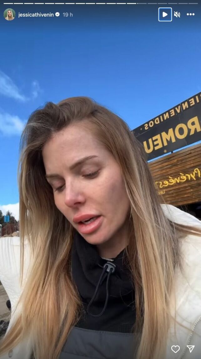 Jessica Thivenin victime d'un accident au ski : grosse frayeur en dévalant une piste rouge
