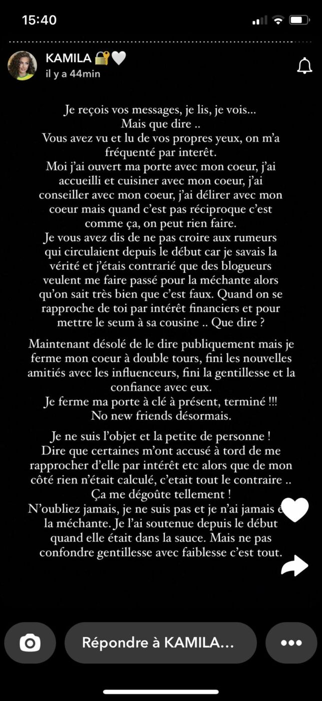 Kamila Tir-Abdelali et Poupette Kenza : une amitié intéressée ? La femme de Noré balance !