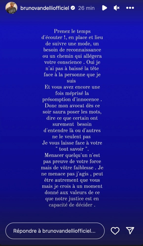 Accusé d’agressions sexuelles par Yanis Marshall : Bruno Vandelli sort du silence