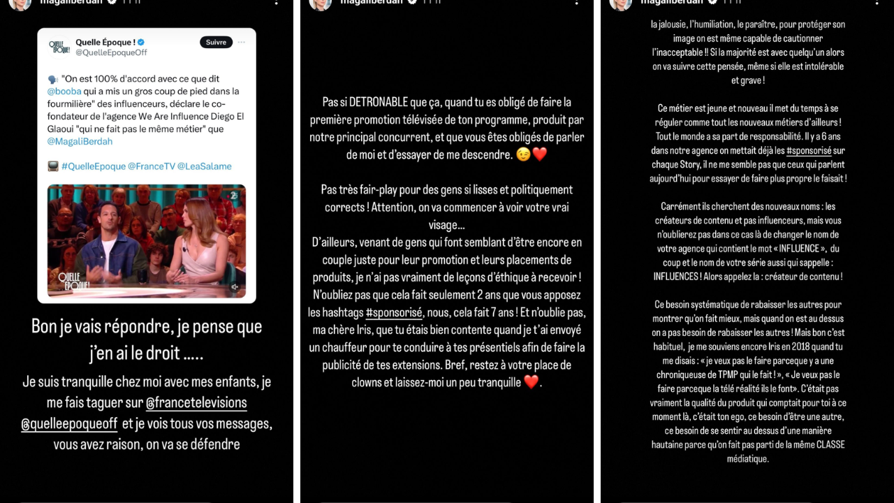 Iris Mittenaere et Diego El Glaoui "font semblant d’être encore en couple" : Magali Berdah balance !