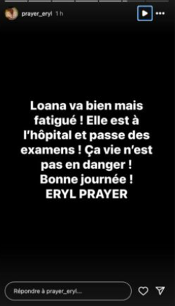 Loana hospitalisée, mais plus "en danger" : le rôle important d’Eryl Prayer dans sa prise en charge