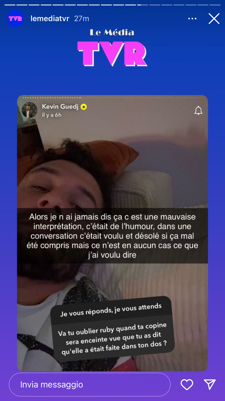 Kevin Guedj : le Marseillais fait une grosse mise au point sur ses propos concernant sa fille