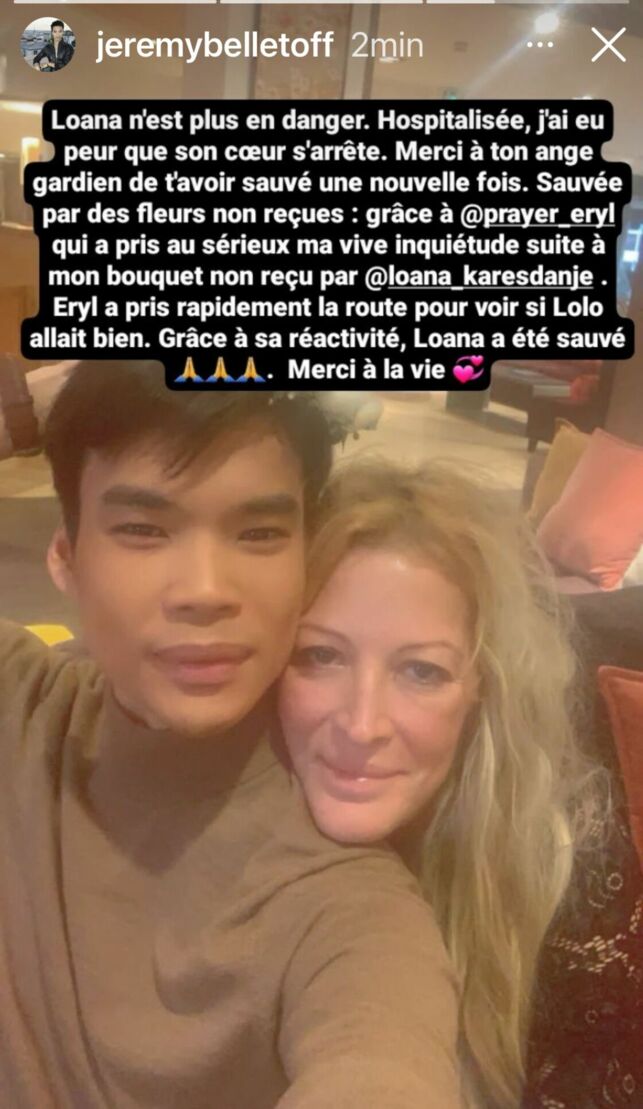 Loana hospitalisée, mais plus "en danger" : le rôle important d’Eryl Prayer dans sa prise en charge