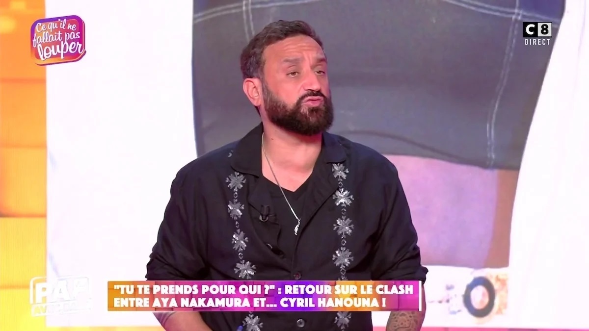 Cyril Hanouna vs Aya Nakamura : il réagit en chanson à leur clash "Oh Aya, t’as rien capté Aya"