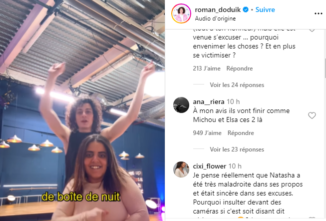 Danse avec les stars : Inès Reg en pleine polémique… Roman Doduik partage une surprenante vidéo "Comme Elsa et Michou"