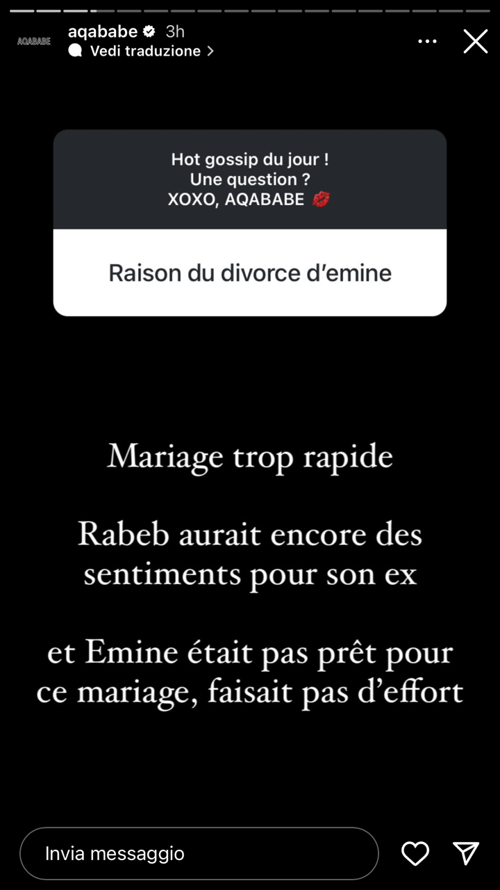 Emine divorcé ? Aqababe balance les prétendues raisons de sa rupture avec sa femme