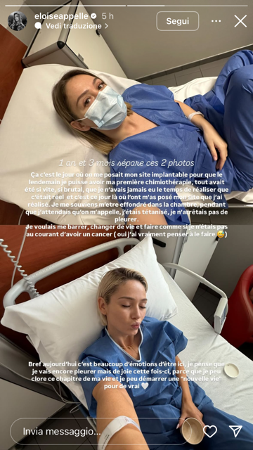 Éloïse Appelle atteinte d'un cancer du sein : la compagne de Nacca franchit une grande étape
