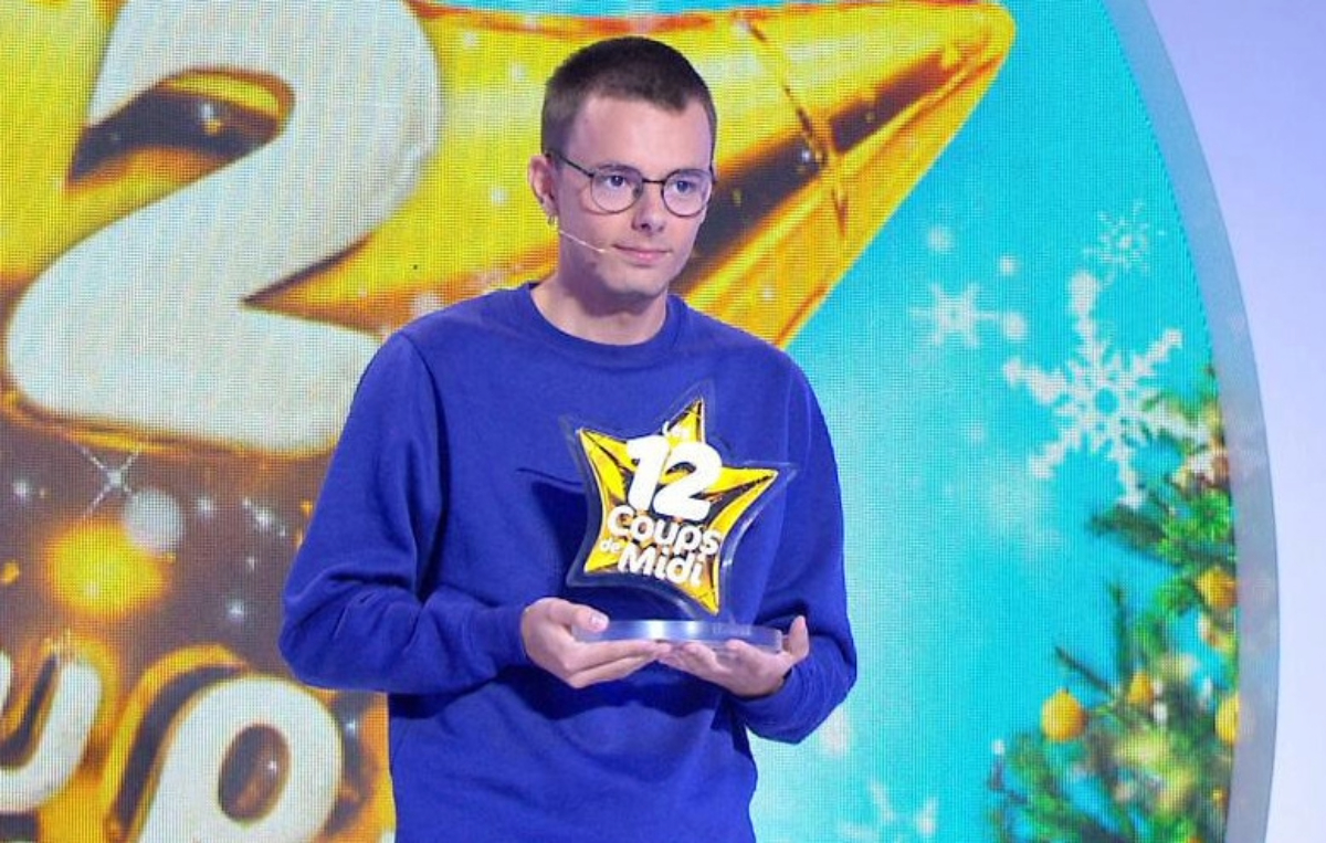 Émilien, le champion des &quot;12 Coups de Midi&quot; révèle combien il touche par mois