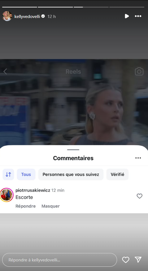 Kelly Vedovelli insultée par un internaute... Sa réponse vaut le détour !