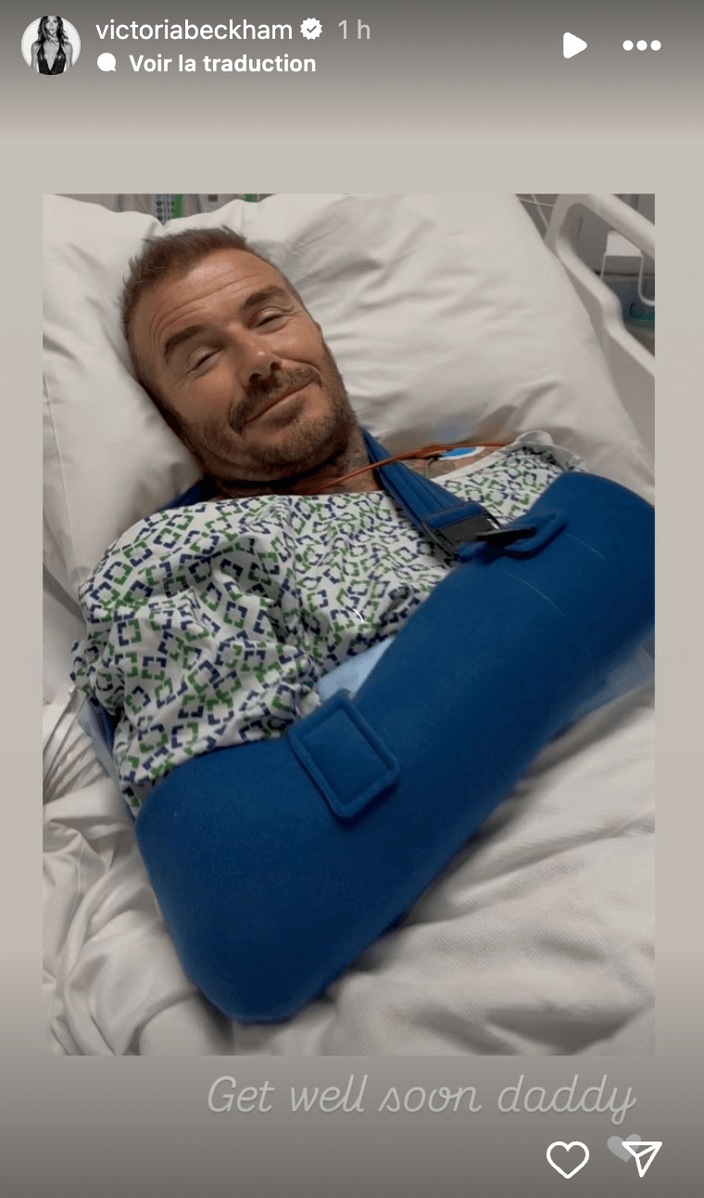 David Beckham partage un cliché rassurant après son hospitalisation