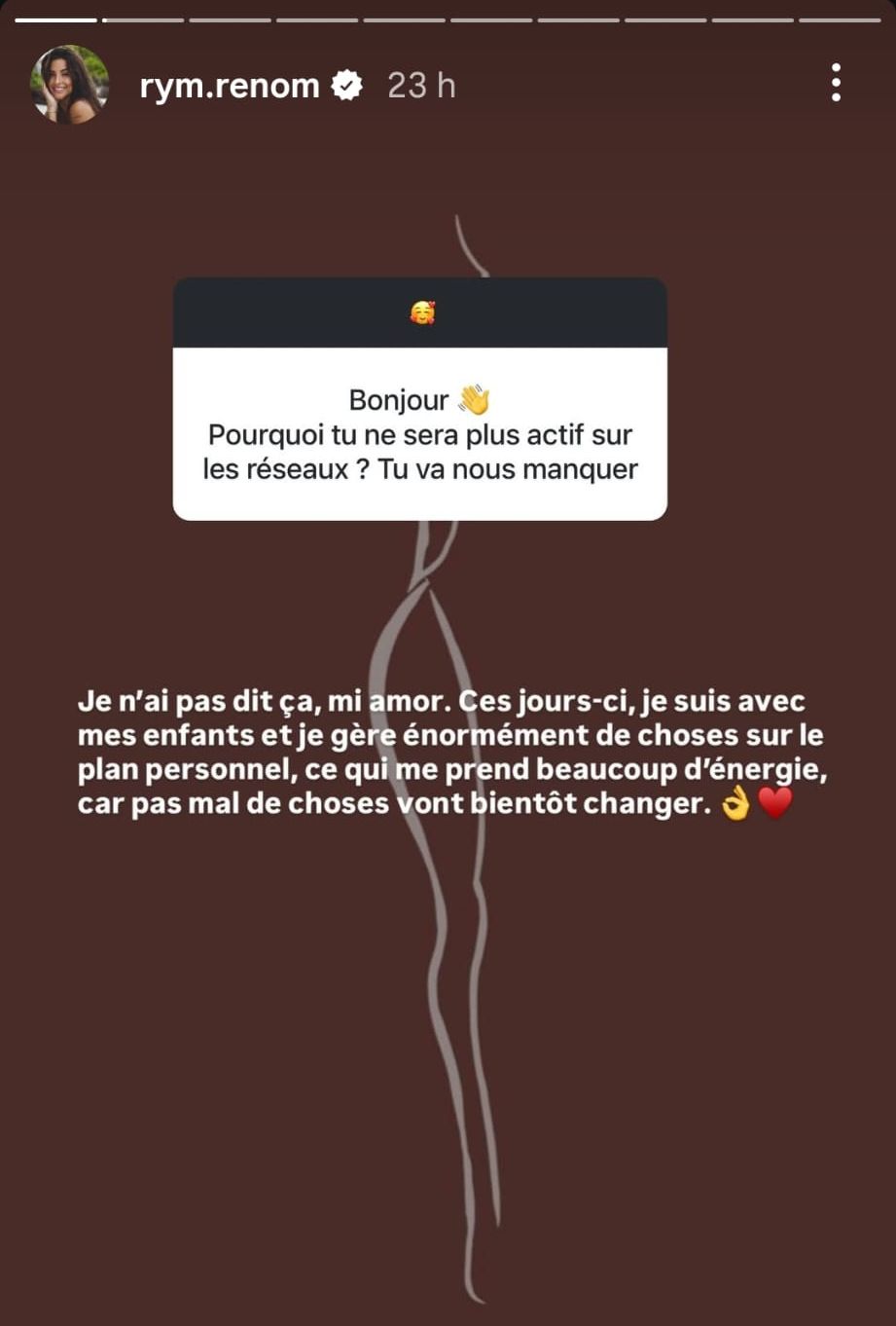 Rym Renom prête à déménager ? "Pas mal de choses personnelles vont énormément changer"