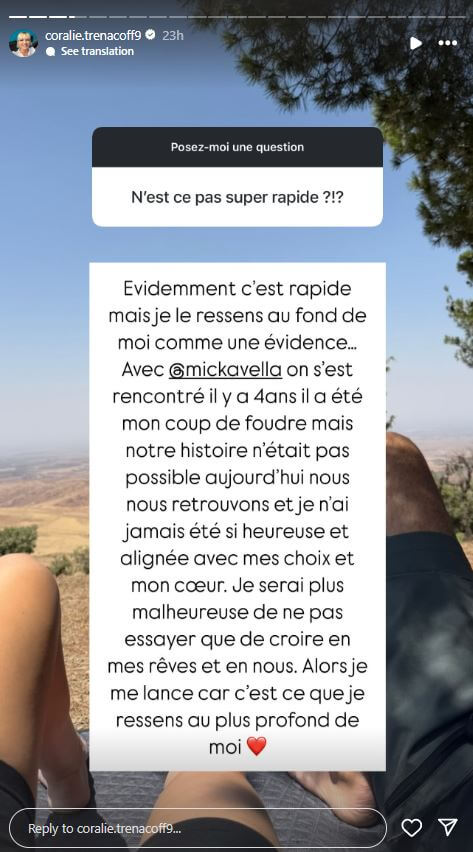 Coralie (Mariés au premier regard) franchit un cap important avec Mickaël : "C'est super rapide mais…"